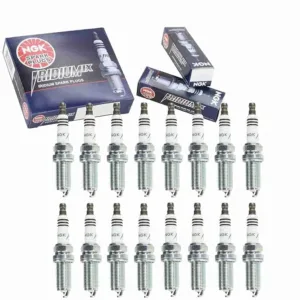 16 pc NGK Iridium IX Spark Plugs compatible with Ram 1500 5.7L V8 2011-2024 HEMI V8 truck